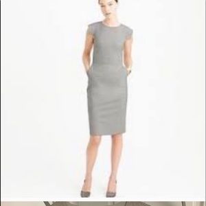 Jcrew résumé dress size two Light gray